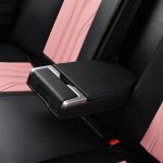 FLORICH Leather Car Seat Covers Full Set for Cars, SUVs & Trucks, Pink Black Front & Rear Automotive Seat Covers, Universal Fit for Toyota Honda Ford Jeep - Image 6