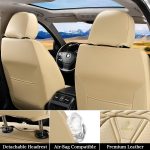 FLORICH Leather Car Seat Covers Full Set for Cars, SUVs & Trucks, Pink Black Front & Rear Automotive Seat Covers, Universal Fit for Toyota Honda Ford Jeep - Image 54