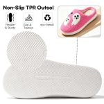 BERANMEY Halloween Slippers for Women Perfect Soft Plush Comfy Warm Slip-On Cute Womens Slippers Indoor Fluffy House Slippers for Women and Men Non-slip Fuzzy Flat Slides - Image 61