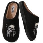 BERANMEY Halloween Slippers for Women Perfect Soft Plush Comfy Warm Slip-On Cute Womens Slippers Indoor Fluffy House Slippers for Women and Men Non-slip Fuzzy Flat Slides - Image 10