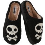 BERANMEY Halloween Slippers for Women Perfect Soft Plush Comfy Warm Slip-On Cute Womens Slippers Indoor Fluffy House Slippers for Women and Men Non-slip Fuzzy Flat Slides - Image 26