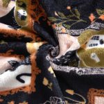 Way To Celebrate Halloween Jack-O'-Lantern Plush Oversized Couch Throw Blanket, Cream and Orange, 50 x 72 in - Image 23