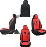 FLORICH Leather Car Seat Covers Full Set for Cars, SUVs & Trucks, Pink Black Front & Rear Automotive Seat Covers, Universal Fit for Toyota Honda Ford Jeep - Image 51